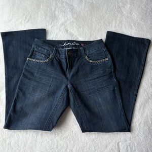 Inc Denim Dark Wash Boot Leg Curvy